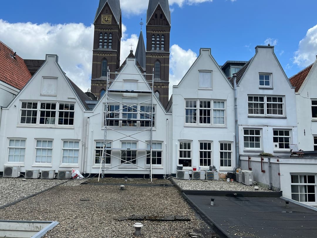 Kantoorpanden Haarlemmerstraat  schilderproject in Amsterdam