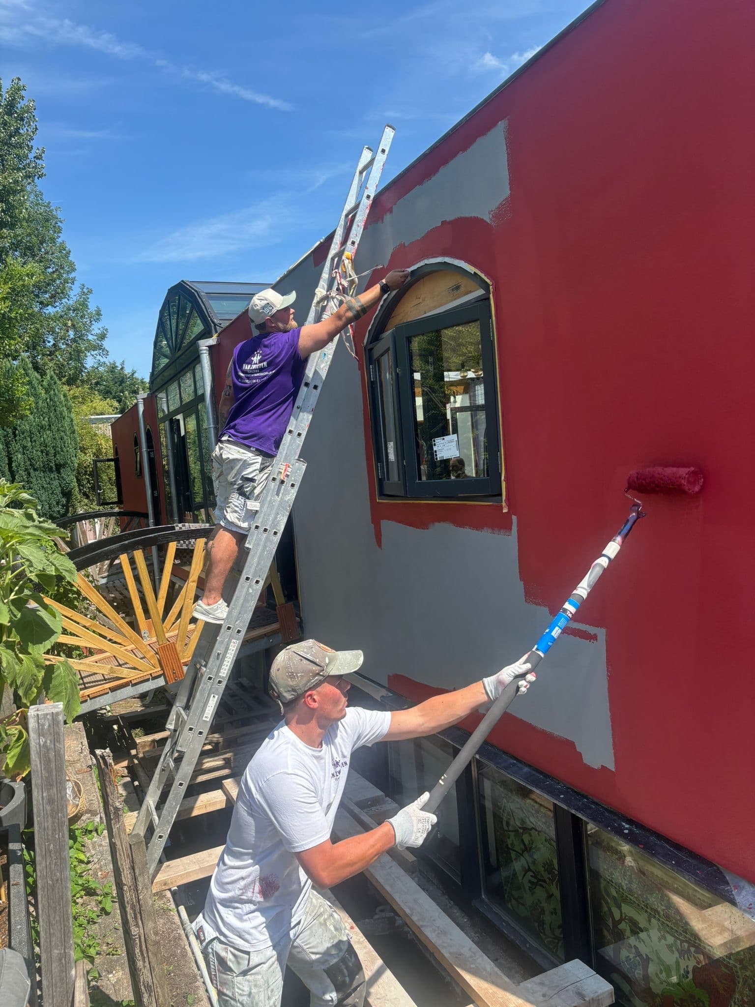 Stijlvolle muur afwerking